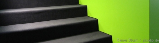 Treppe grün